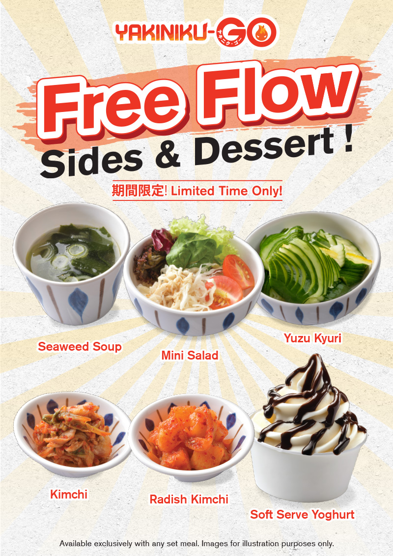 Free Flow Sides & Dessert