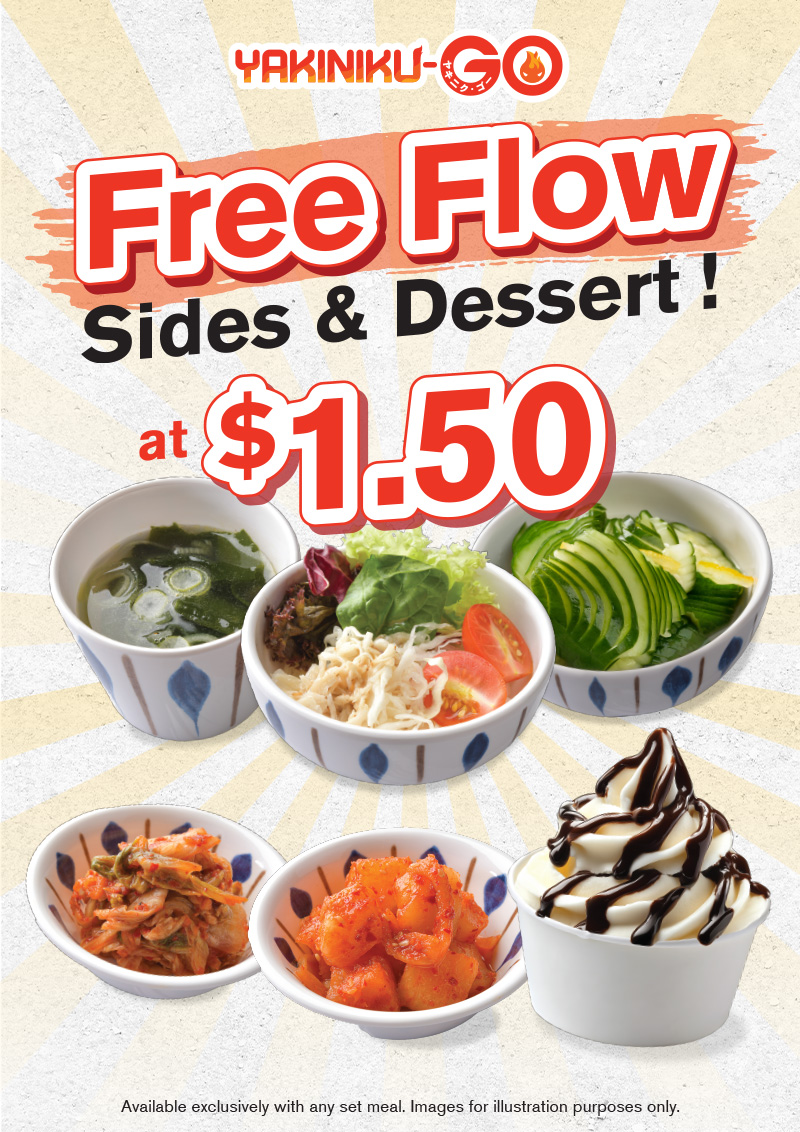 Free Flow Sides & Dessert